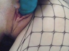 Tiny ass in fishnet close up gif