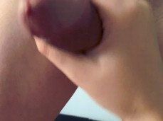 How bad would you like to suck my big penis? It's nice and hard for you. gif
