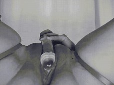 Cold glass dildo love the feeling of it gif