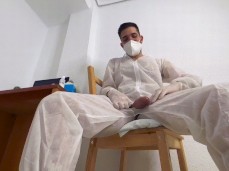 laboratory technician takes his big fat cock out off his overalls 0032-1 2 gif