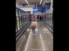 Flashing in Walmart montage gif