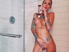 sexy showering gif