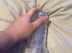 moaning cum in clear fleshlight gif
