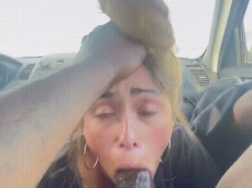 face fuck in the car gif