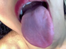Super Up Close Tongue Close Up gif