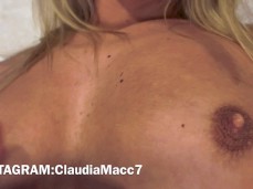 close up caress of small firm tits gif