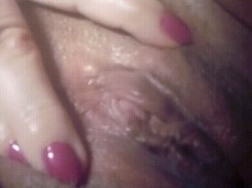 Real clitoral orgasm up close, throbbing strongly gif