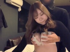Big breasts asian play with boob nishi_product gif
