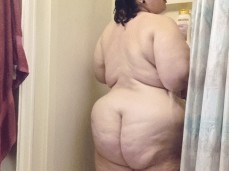 My curvy ass shower gif