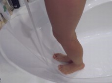 Shower nice legs gif