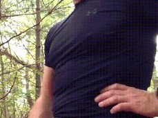 Wanking in the woods gif