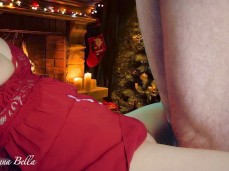 XXXMAS - For Christmas my husband lick my pussy, fuck me hard and cum on my gif
