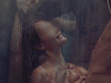 In the shower gif