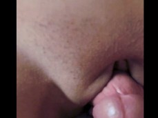 Scarlet Winters upclose grinding on bare cock gif