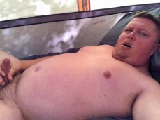chubby westcub86 jerks off in his tent, cums on his own face 0025+1 gif