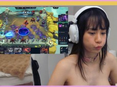 Reacting to playing league of legends topless gif