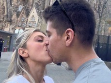 Perfect Blonde Kissing gif
