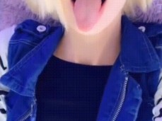 wood you cum in her mouth or on her face? gif