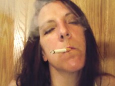 Smoking Dangling Marie Madison gif