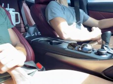 Gym buddies ChadToddXXX jerking off together in the car 0015-1 gif