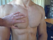 smooth, hot-chested Henry gets muscle-worshipped 0434 7 gif