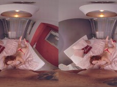 Soles Pose BJ in VR - Cherry Candle gif