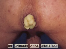 100 GNOCCHI anal insertion challenge gif