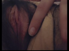 Touching my virgin hairy pussy gif