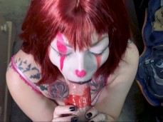clown makeup gif
