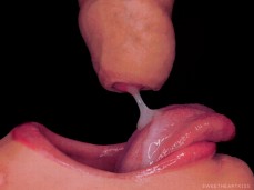 CLOSE UP: BEST Milking MOUTH gif