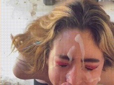 perfect cumshot facial gif