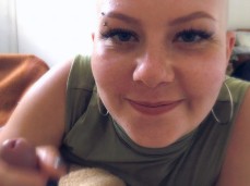 EYE CONTACT STROKING POV gif