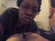 ebony milf sucks white dick gif