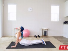 Jewelz Blu Yoga gif