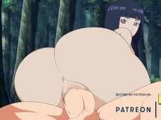 Naruto hentai Hinata big ass cowgirl riding gif