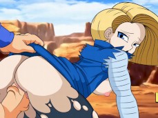 Goku fucking Android 18 Dragon Ball hentai gif