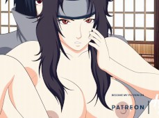 Naruto hentai Susuke fucks Kurenai butterfly position gif