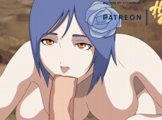 NARUTO KONAN BLOWJOB POV HENTAI gif