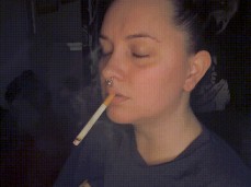 Smoking Dangling gif