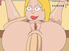 AMERICAN DAD FRANCINE SMITH FULL NELSON ANAL gif