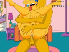 MARGE SIMPSON BUTTERFLY SIMPSONS XXX CARTOON PORN gif