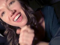 maya woulfe sloppy blowjob in car gif