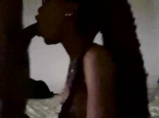 EBONY GIRL DEEPTHROAT BBC gif