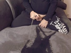 pissing on your couch gif