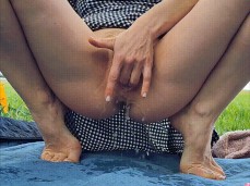 feet anal gif