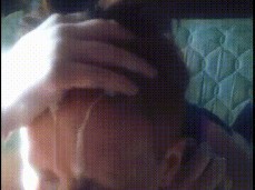 Blonde Facial gif