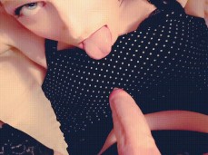 Teen Trap Emily Cums In Her Own Mouth gif