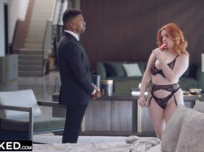 ANNABEL Redd in lingerie teasing Black driver gif