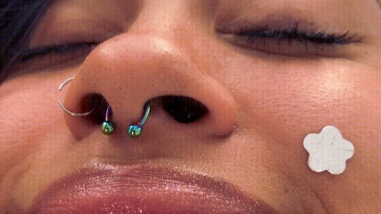 Face closeup orgasm