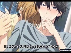 He deflowers a muscular straight guy with his BIG COCK | Anime Hentai Uncen gif